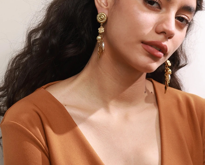 Pendientes Corazón partío de acero inoxidable