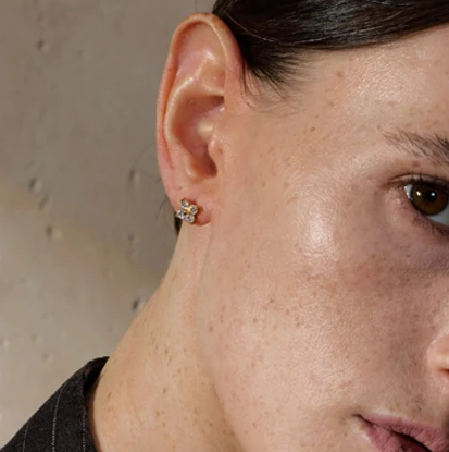 Pendientes Lux con circonita brillante de primera calidad