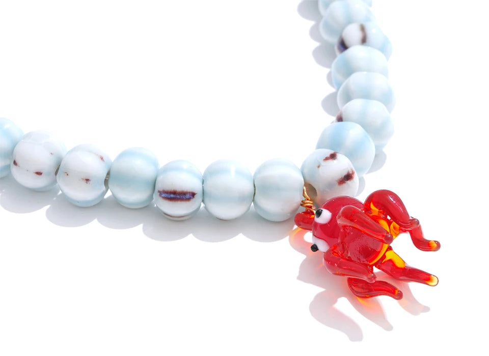 Collar de pulpo de cerámica