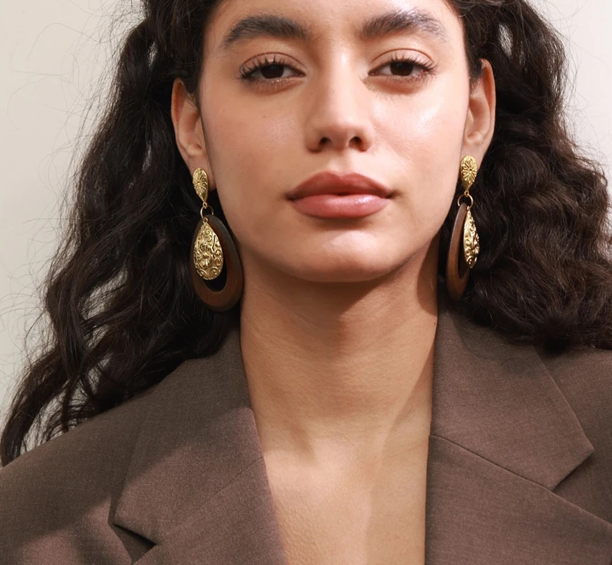 Pendientes Lola de madera