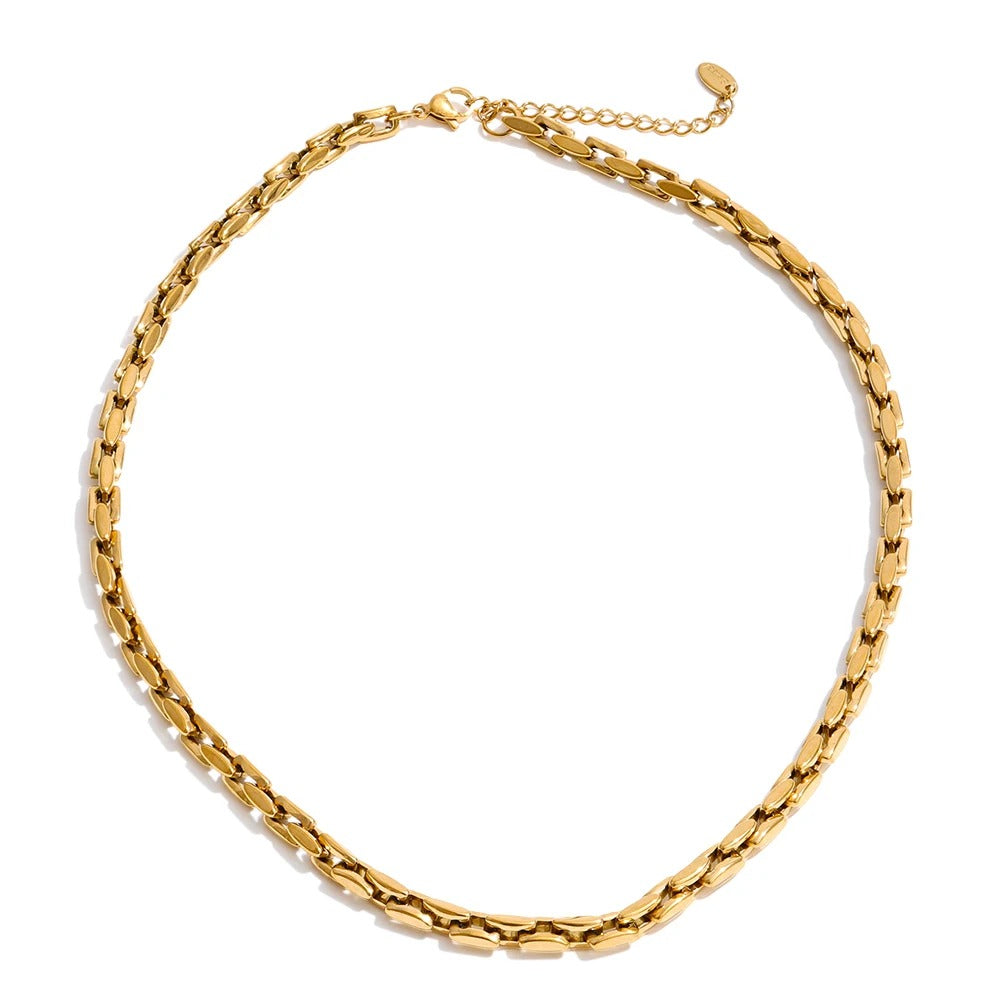 Collar Amada chapado en PVD de 18 quilates