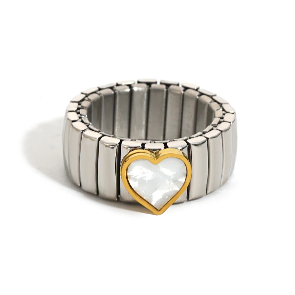 Anillo elástico con correa de reloj