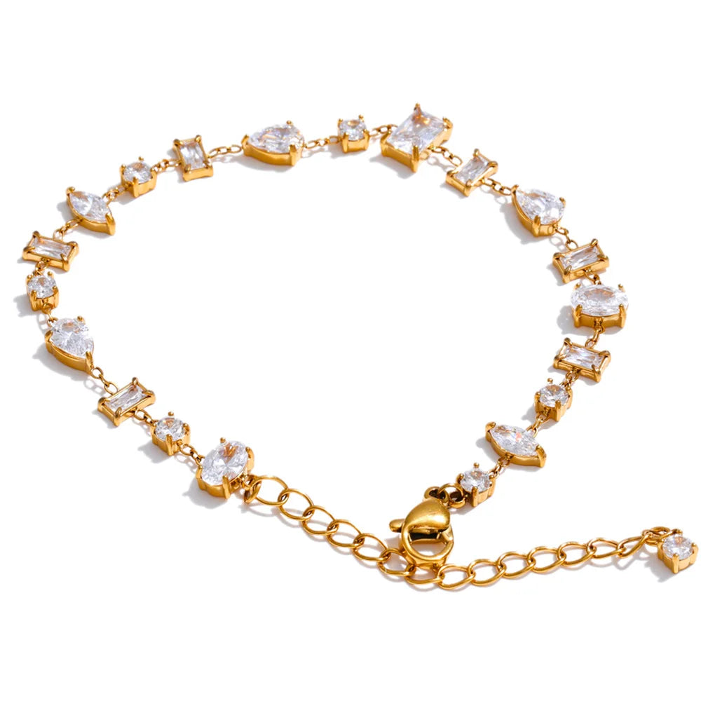 Pulsera Estrella de circonita cúbica