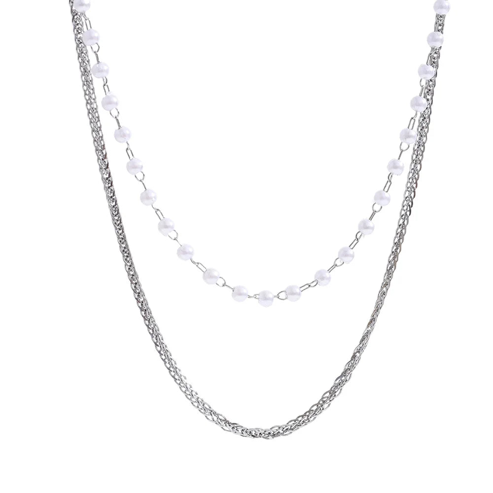 Collar Evelin de acero inoxidable