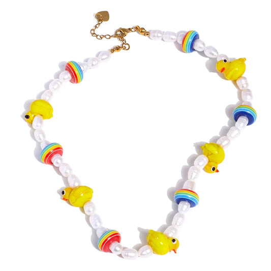 Collar de perlas naturales de agua dulce