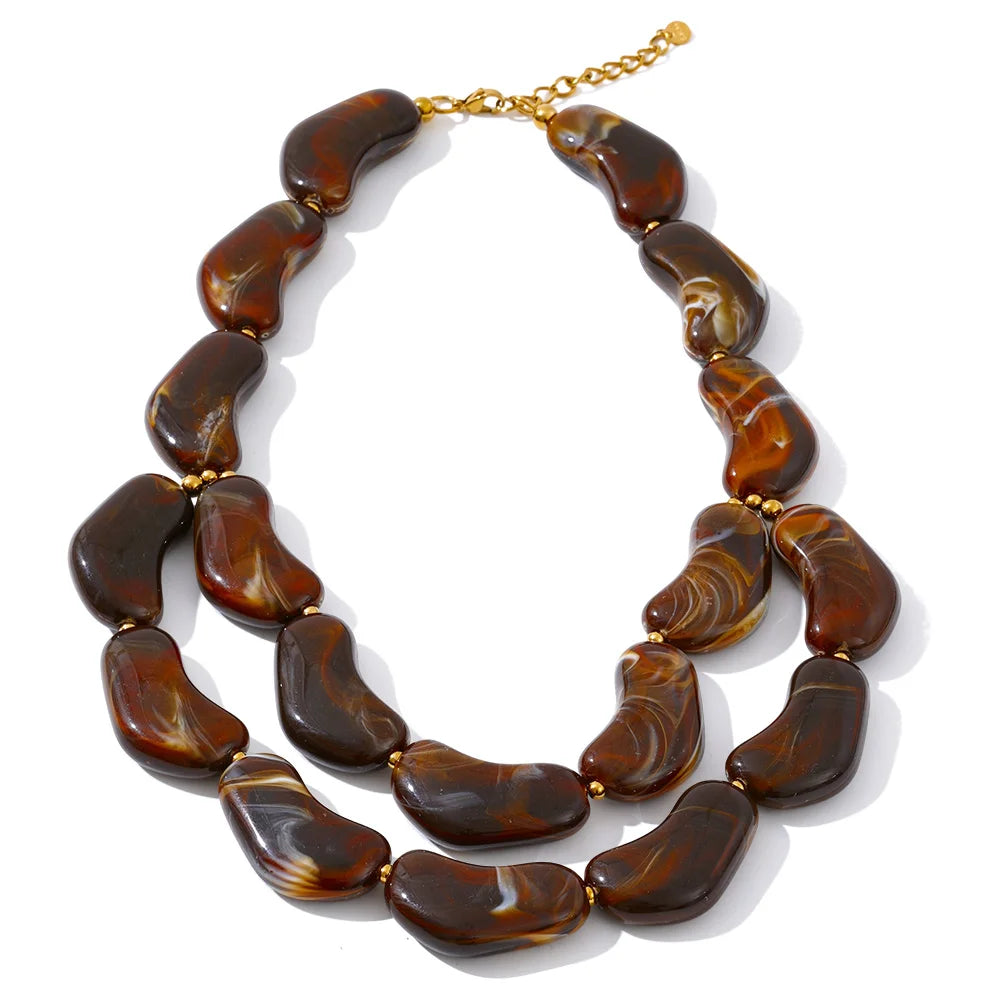 Collar exclusivo Marbber 3 colores hecho a mano