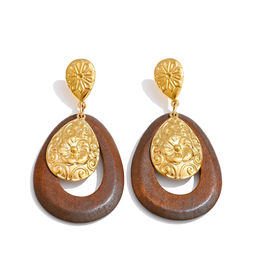 Pendientes Lola de madera
