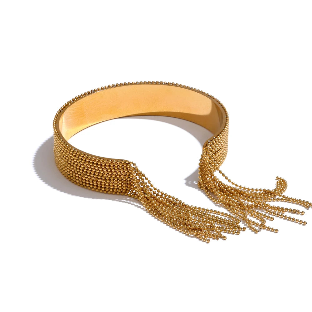Brazalete Navidad chapado en oro 18 kilates