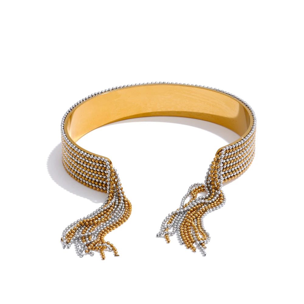 Brazalete Navidad chapado en oro 18 kilates