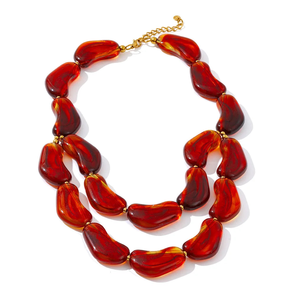 Collar exclusivo Marbber 3 colores hecho a mano