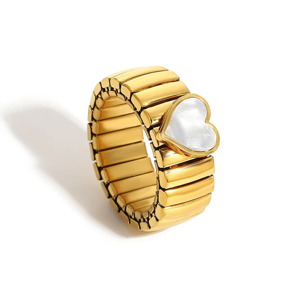 Anillo elástico con correa de reloj