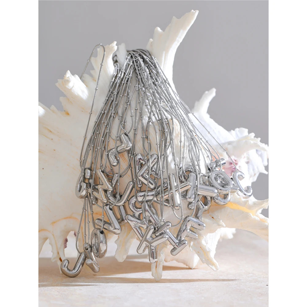 Collar Marbber con iniciales de la A a la Z