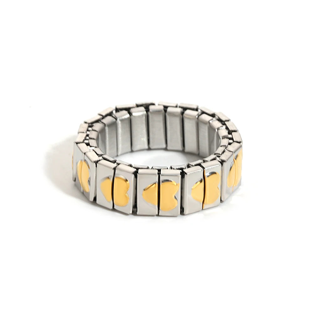 Anillo elástico con correa de reloj