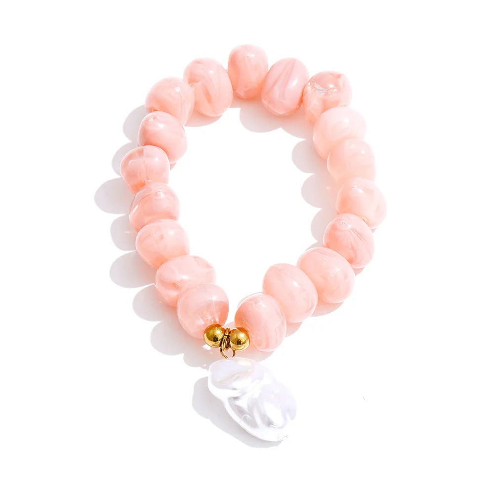 Pulsera Kevy hecho a mano 5 colores de resina