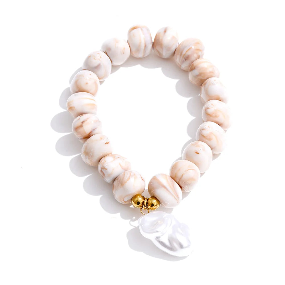 Pulsera Kevy hecho a mano 5 colores de resina