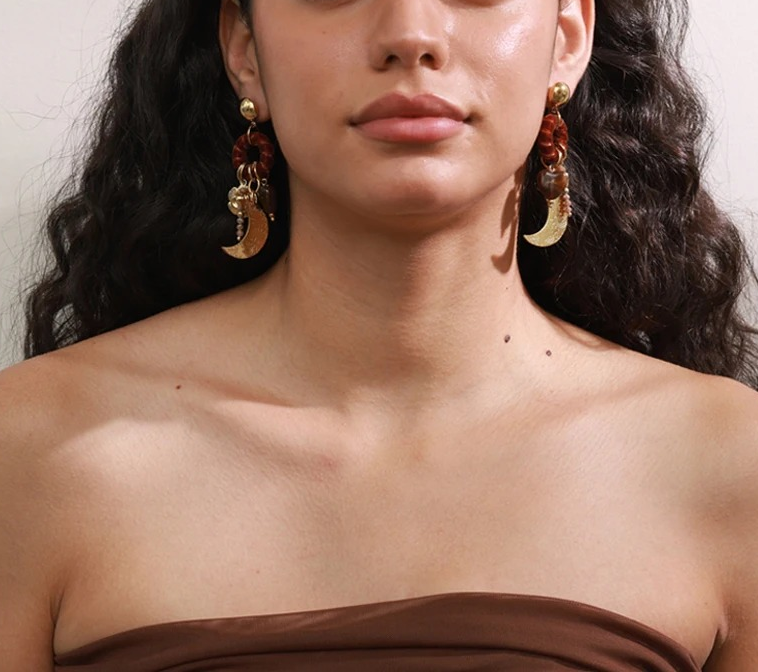 Pendientes vintage hechos a mano