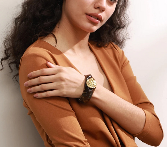 Pulsera Pat ancha de resina varios colores