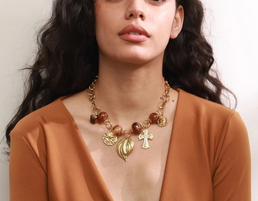 Collar Andrea vintage de resina